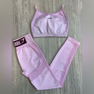 GYMSHARK FLEX HIGH WAISTED LEGGINGS & MATCHING SPORTS BRA